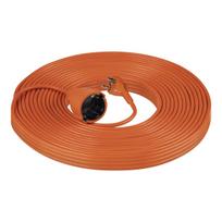 Elektros prekės // Maitinimo prailgintuvų, skirstytuvų ir UK bei USA adapterių rinkinys // Przedłużacz ogrodowy jednogniazdowy Schuko, PVC 3x1mm-, długość 20m
