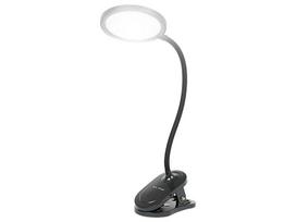Interjero Šviestuvai | Dizaino Šviesos // Stalinės lempos, Darbo apšvietimas // 44-165# Lampka biurkowa led lb-20 z klipsem czarna`