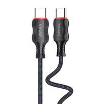 iKaku KSC-807 CHUANDA Fast PD60W Fabric body Type-C to Type-C Charging & data cable 1m