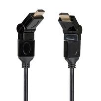 Libox LB0068 Hdmi 1.4 Cable 1.5m male/male with angle regulation 4K 340MHz 3D HDR ARC 10Gbps Black