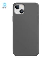 Riff Thin & Soft silicone case with soft fiber inside for Apple iPhone 13 mini Grey