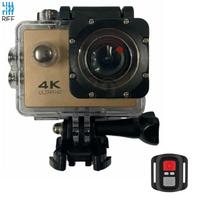 Riff SPK-1 Ultra HD 4K 16Mpix Wi-Fi Sport Camera with 2'' LCD Remote & 8x Fixation Set Gold