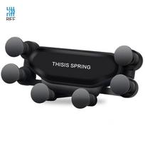 Riff UH-01 Octopus Smart 6-Point Gravity Universal Auto Fix Car Air Vent Grill Smartphone Holder (6.5'' max) Black
