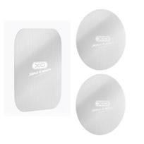 XO Y2 Set of stickers for magnetic car holder or phone case (3pcs) Silver