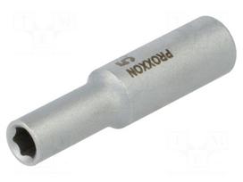 Socket: 6-angles | socket spanner | HEX 5.5mm | 1/4"