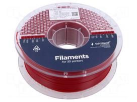 Filament: ABS | 1.75mm | red | 225÷240°C | 1kg | High Speed