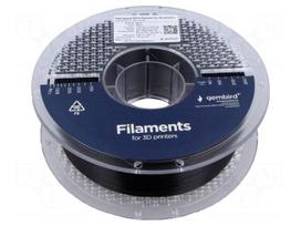 Filament: PET-G | 1.75mm | black | 220÷260°C | 1kg | High Speed
