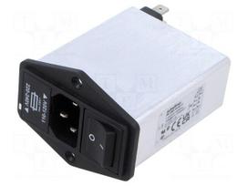 Connector: AC supply | socket | male | Inom: 10A | Ir: 797uA | 250VAC