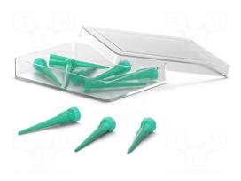 Needle: plastic | 1.26" | Size: 18 | straight | Mounting: Luer Lock