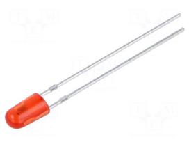 LED | red | oval | 3.9x3.1x6.3mm | 2000÷2500(typ)-3800mcd | 100/60°