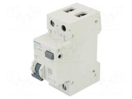 RCBO breaker | Inom: 8A | Ires: 30mA | Poles: 1+N | 230/400VAC | IP20