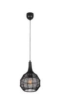 Trio Soraya piekarama lampa 26 x 27 cm E27 matt black brushed steel 365430132 4017807617474