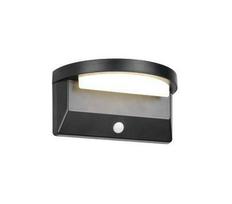 Trio Moro hybrid solar LED sienas lampa matt black rechargeable motion+dusk sensor 4000K  R24706132 4017807622546