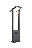 Trio Malawi hybrid solar LED pole 60 cm anthracite rechargeable motion+dusk sensor gaismeklis 553769142 4017807622515