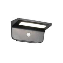 Trio Atico hybrid solar LED sienas lampa matt black rechargeable motion+dusk sensor 4000K  R24696132 4017807622539