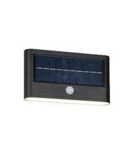 Trio Ramos hybrid solar LED sienas lampa matt black rechargeable motion+dusk sensor 4000K  R24746232 4017807622577