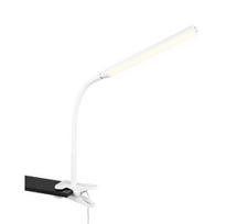 Trio Nevada LED clamp table lamp matt white gaismeklis R57941131 4017807618150