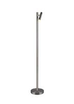 Trio Gomez LED stāvlampa brushed steel  R44571107 4017807618044