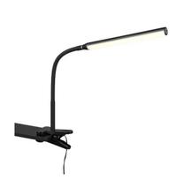 Trio Nevada LED clamp table lamp matt black gaismeklis R57941132 4017807618167