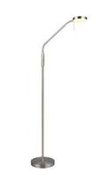 Trio Moreno LED stāvlampa brushed steel rechargeable  R44561107 4017807618020