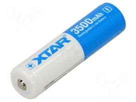 Re-battery: Li-Ion | 18650,MR18650 | 3.6V | 3500mAh | Ø18.4x69mm | 10A