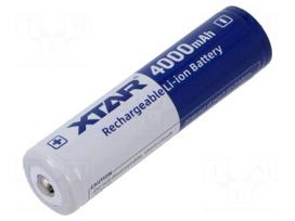 Re-battery: Li-Ion | 18650,MR18650 | 3.6V | 4000mAh | Ø18.7x69.2mm