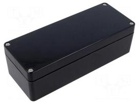 Enclosure: multipurpose | X: 75mm | Y: 190mm | Z: 55mm | polyester | black