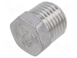 Screw plug | max.10bar | acid resistant steel AISI 316 | 14.5mm