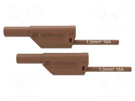 Test lead | 16A | banana plug 4mm,both sides | Urated: 1kV | Len: 1.5m