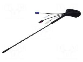 Antenna | automotive,SHARK | AM,DAB,FM | Fakra | Len: 0.2m | 12VDC