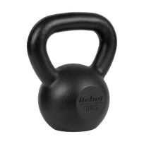 Įrankiai ir matavimo prietaisai // Įrankių, priedų naujienos // Kettlebell żeliwny 10kg, REBEL ACTIVE