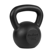 Įrankiai ir matavimo prietaisai // Įrankių, priedų naujienos // Kettlebell żeliwny 16kg, REBEL ACTIVE