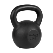 Įrankiai ir matavimo prietaisai // Įrankių, priedų naujienos // Kettlebell żeliwny 28kg, REBEL ACTIVE