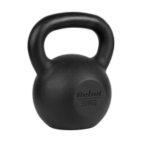 Įrankiai ir matavimo prietaisai // Įrankių, priedų naujienos // Kettlebell żeliwny 30kg, REBEL ACTIVE