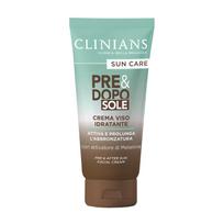 CLINIANS PRE & AFTER veido kremas prieš ir po deginimosi saulėje, 50 ml