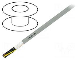 Wire: control cable | JZ | 25G0.75mm2 | PUR | grey | stranded | Cu | 15.3mm
