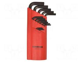 Wrench: hex key-set | ProTanium®,steel | long | GorillaProof®