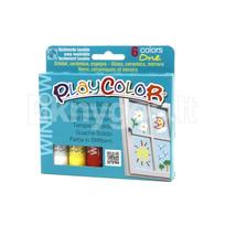 Pieštukiniai dažai rašyti ant stiklo PLAYCOLOR Window 6 sp.
