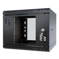 Stalflex Stovo Spintelė 10" 4U  300mm  Stiklinės Durys  Juoda S-RC10-4U-300GB