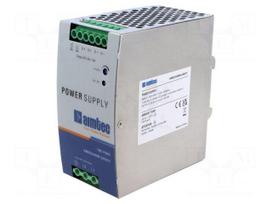 Power supply: switching | for DIN rail | 240W | 24VDC | 10A | -30÷70°C