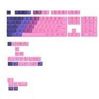 Glorious GPBT Gradient Keycaps, ANSI Layout (US), PBT, Dye-Sub - Nebula