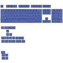 Glorious GPBT Basics Keycaps, ANSI Layout (US), PBT, Dye-Sub - Mana Blue
