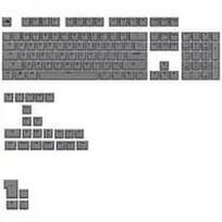 Glorious GPBT Basics Keycaps, ANSI Layout (US), PBT, Dye-Sub - Armor Grey