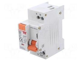 RCBO breaker | Inom: 6A | Ires: 30mA | Poles: 1+N | 230/400VAC | IP20