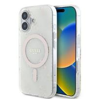 Guess IML 4G Background MagSafe Back Case for Apple iPhone 16 Plus