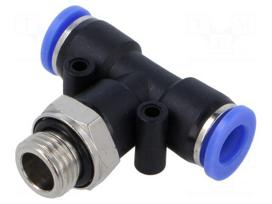 Push-in fitting | T-tap splitter | -0.95÷15bar | Thread: G 1/4"