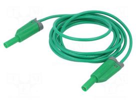 Test lead | 36A | banana plug 4mm,both sides | Urated: 1kV | Len: 2m