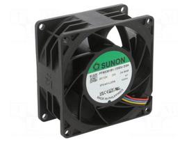 Fan: DC | axial | 12VDC | 80x80x38mm | 63.4dBA | ball | Out: PWM | 11200rpm