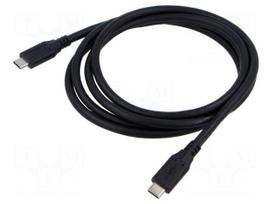 Cable | Thunderbolt 3,Thunderbolt 4,USB 4.0 | 1.5m | black | PVC