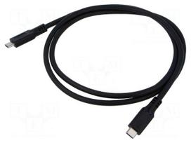 Cable | Thunderbolt 3,Thunderbolt 4,USB 3.2 | 1m | black | 4K | PVC